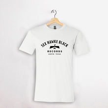 Load image into Gallery viewer, White SexHawkeBlack (Shirt)
